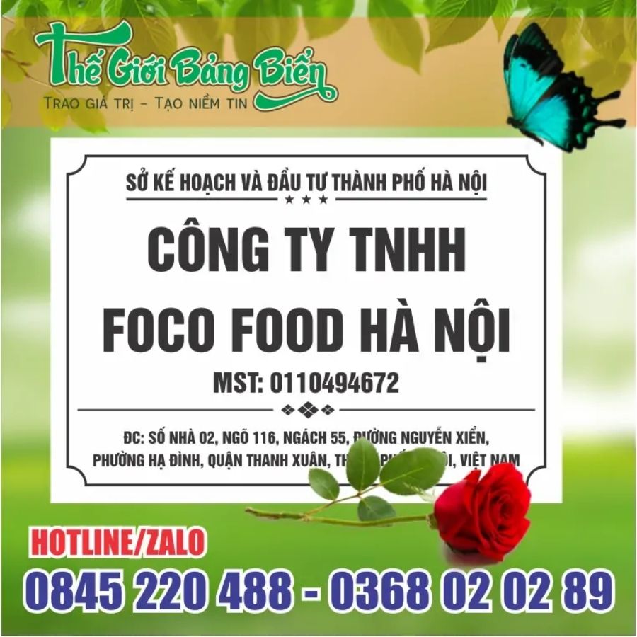 Biển Công Ty Mica